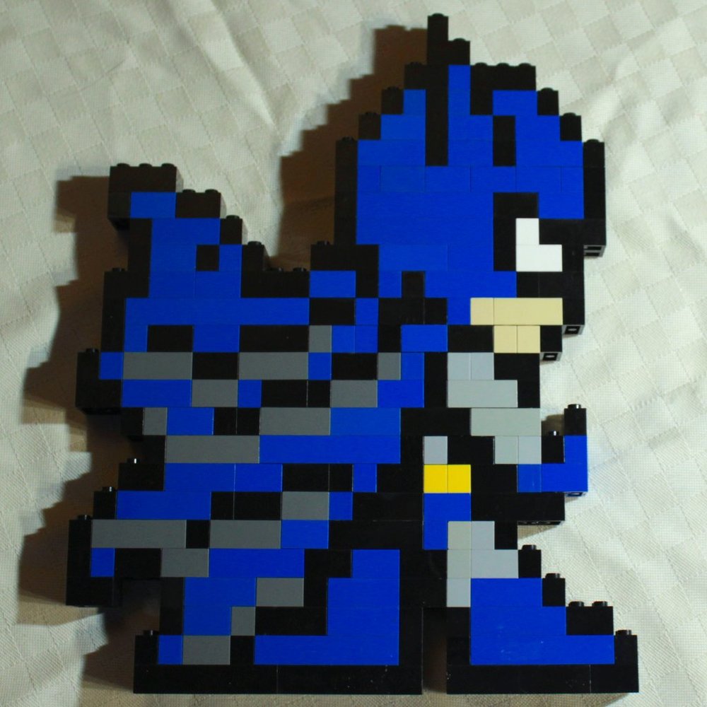 Retro Batman 8-bit Wall Art